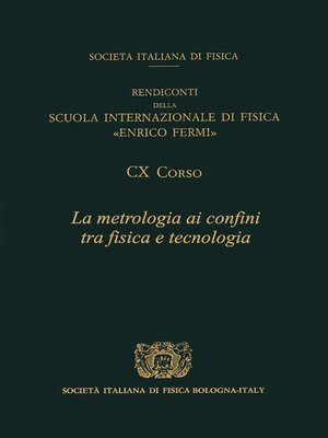 cover image of Metrology at the Frontiers of Physics and Technology